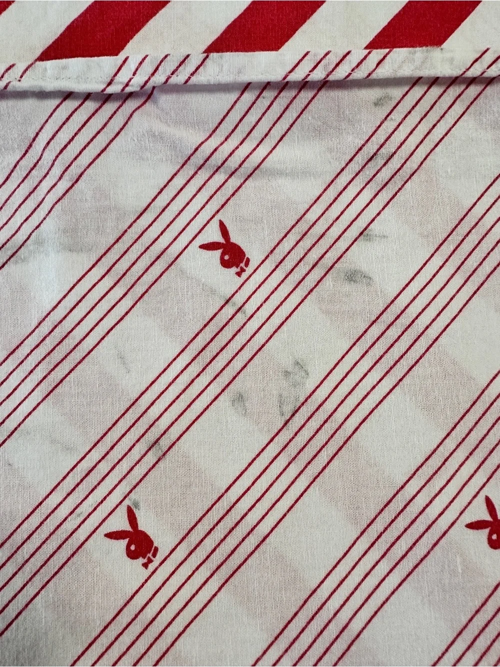 Playboy Vintage Reversible Duvet Cover & (1) Pillow Sham 100% Cotton